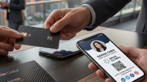 כרטיס ביקור דיגיטלי חכם NFC