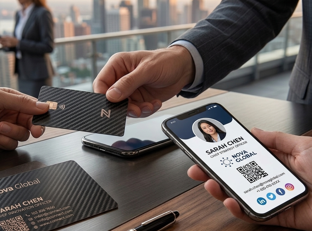 כרטיס ביקור דיגיטלי חכם NFC